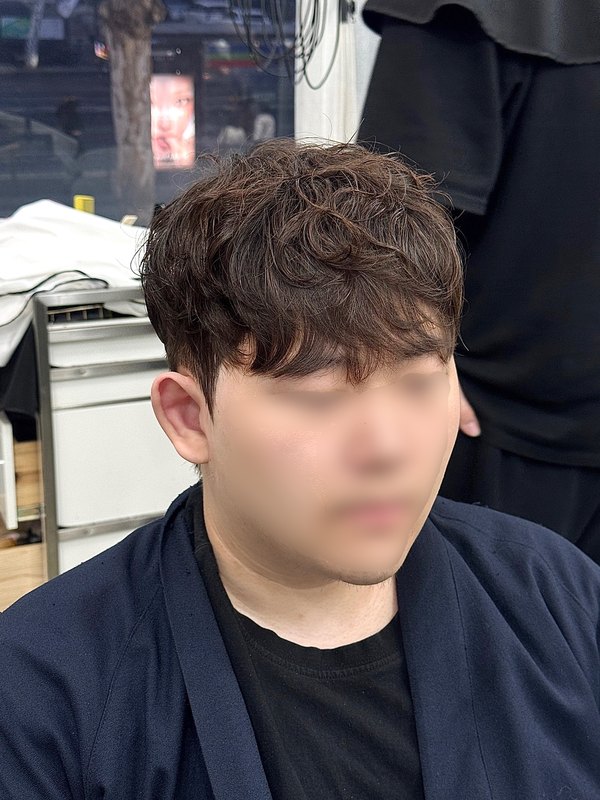 헤어샵426 시술 사진 - 남성 쉐도우펌 답십리 미용실