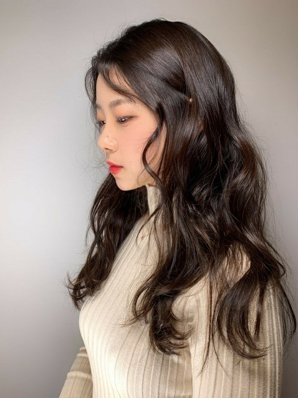 헤어샵426 시술 사진 - 글램펌 애쉬브라운 염색 장안동 미용실